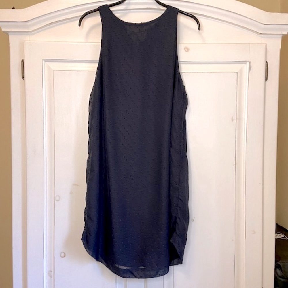 Gentle Fawn Swiss Dot Navy Dress